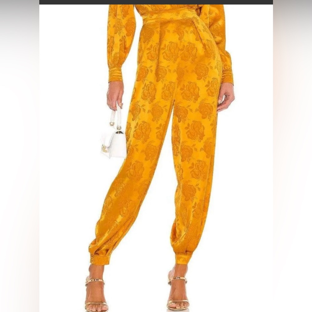 Ronny Kobo Kristine Pants in Mustard Yellow - Picture 3 of 6